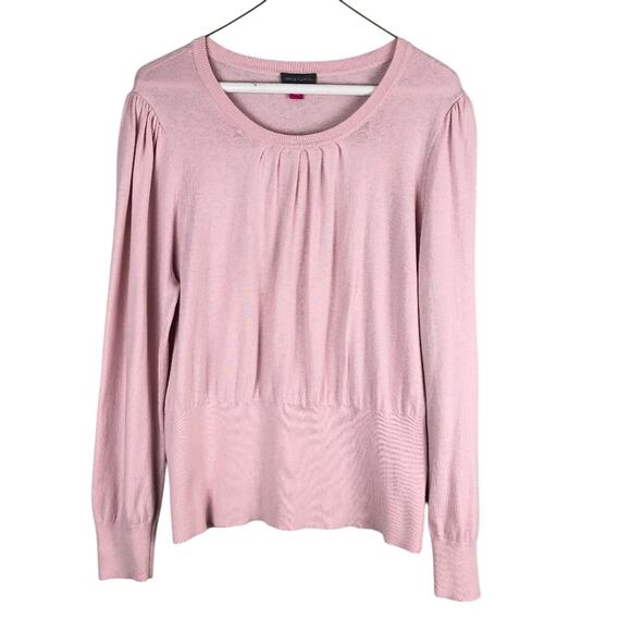 Vince Camuto Blush Pink Lightweight Pullover Long Sleeve Crew Neck Sweater Shirt - Picture 1 of 4